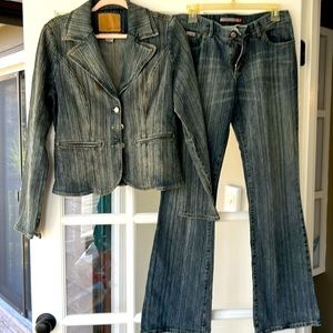 Vintage Guess denim outfit